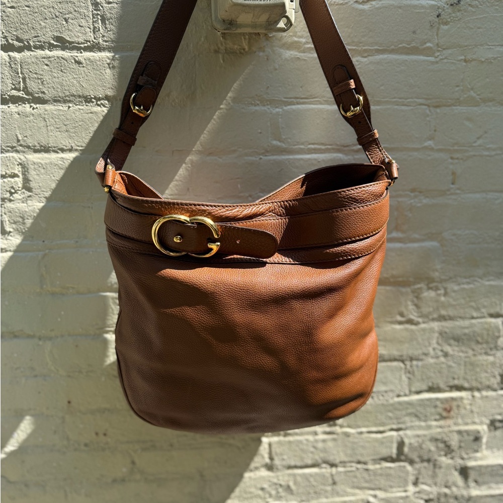 Stunning large Gucci Rider bag beautiful soft brown Leather beautiful condition - Picture 8 of 14